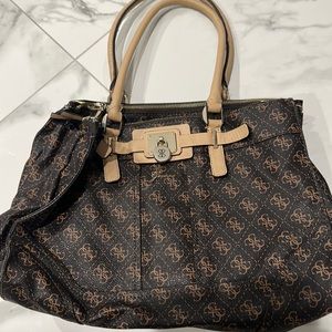 Guess brown shoulder bag